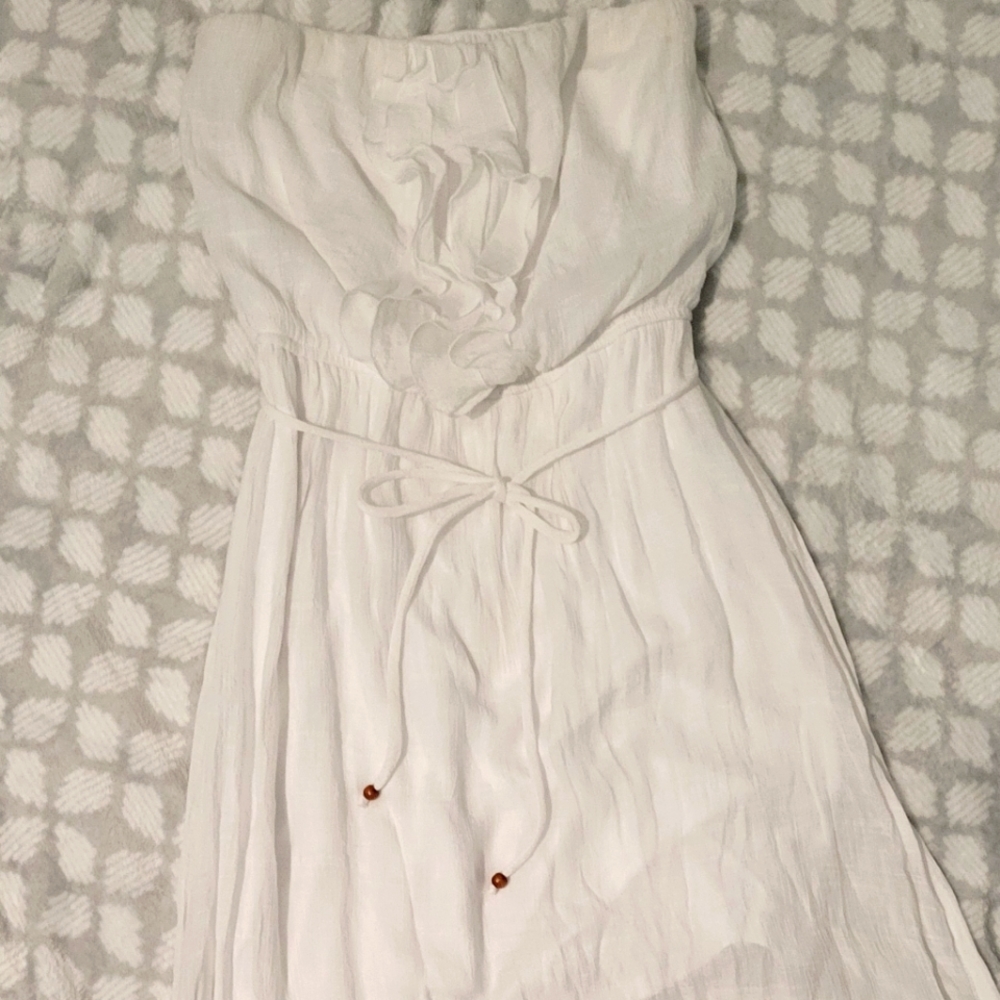 White Linen Dress
